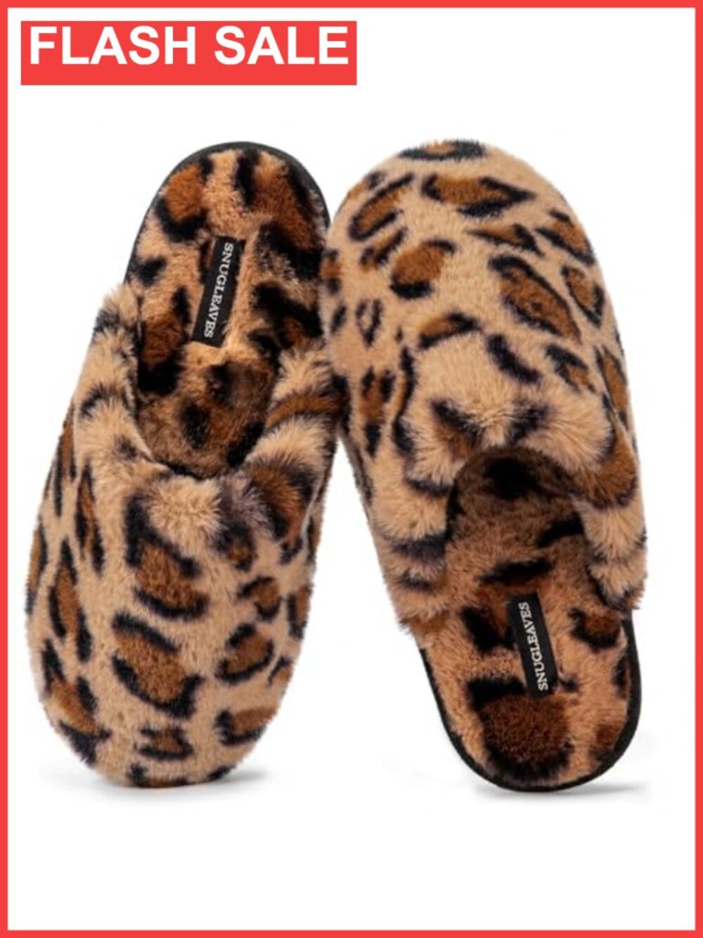 Fuzzy Scuff Slippers Memory Foam Non-Slip House Shoes